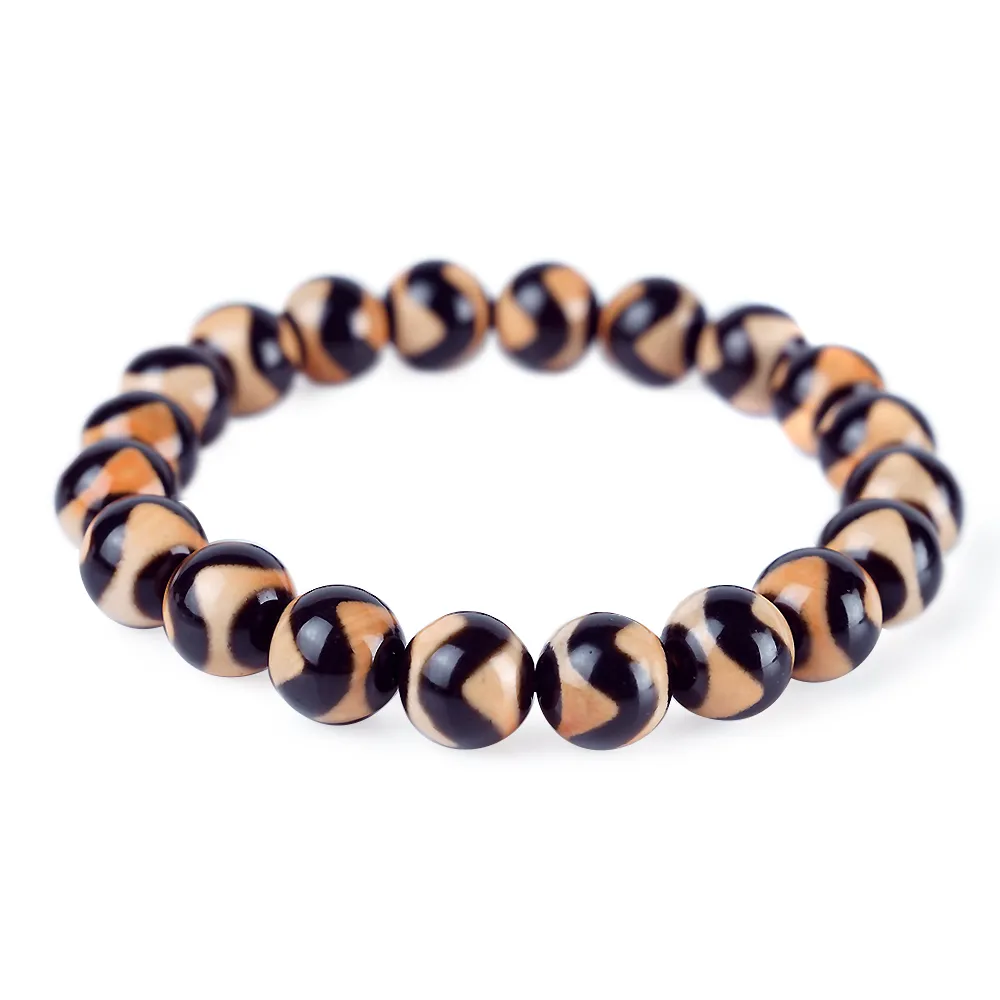 開運方程式】虎牙天珠化小人必備加速求財佛珠手鍊(象徵堅韌力量開運