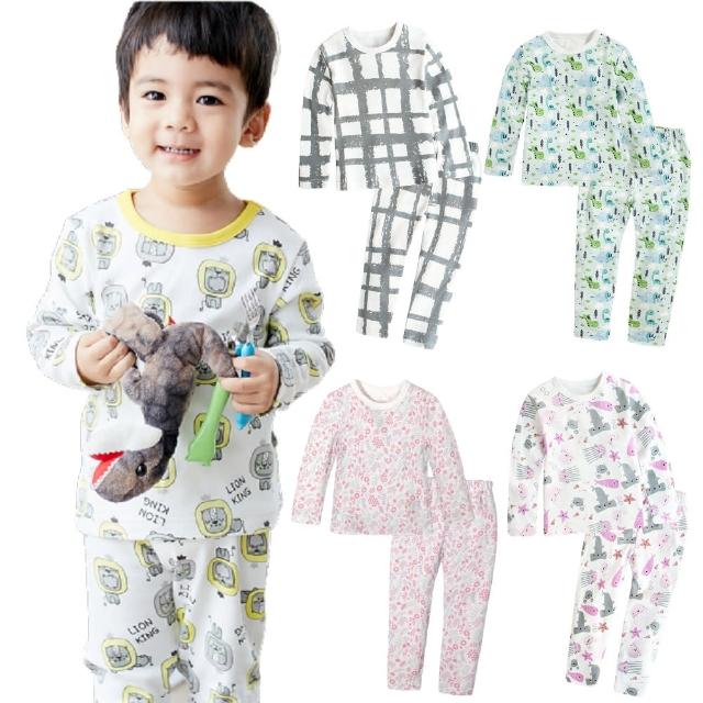 【Baby 童衣】兒童套裝 居家服 兒童長袖純棉套裝 70119(童裝睡衣)