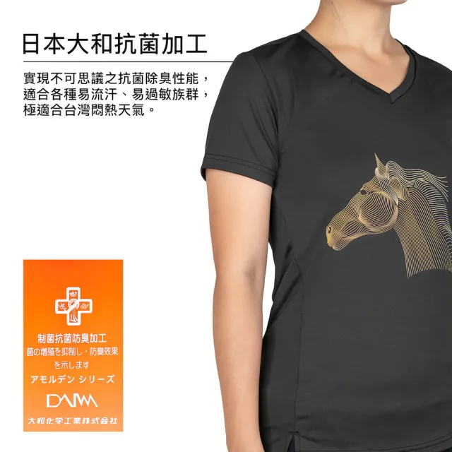 【A-MYZONE】男款-金馬上衣 環保立體噴印 運動上衣/登山上衣/跑步上衣(抗菌除臭/高彈力/調節體溫/防曬)