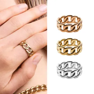 【Daniel Wellington】Chain Ring 鏈環戒指(多色可選)