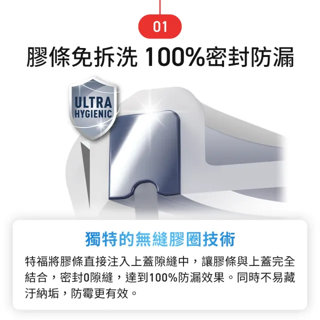 【Tefal 特福】無縫膠圈可微波不鏽鋼保鮮盒/便當盒_2L(適用保鮮/蒸煮/醃漬/烘焙/焗烤)