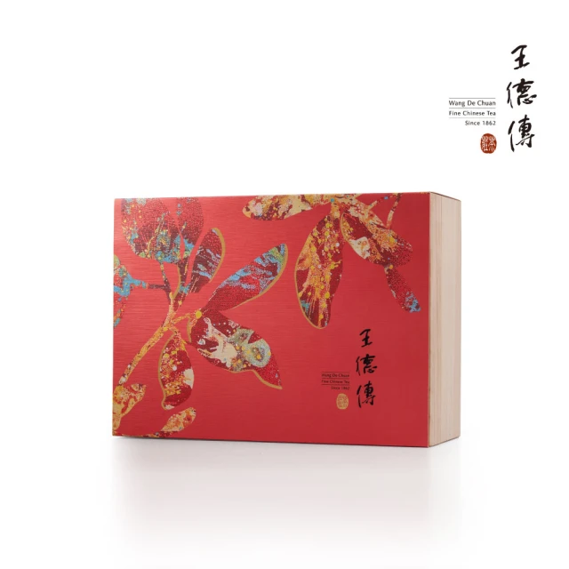 王德傳 璀毓•雙采茶葉禮盒-梨山烏龍150g・阿里山烏龍150g(新春禮盒)