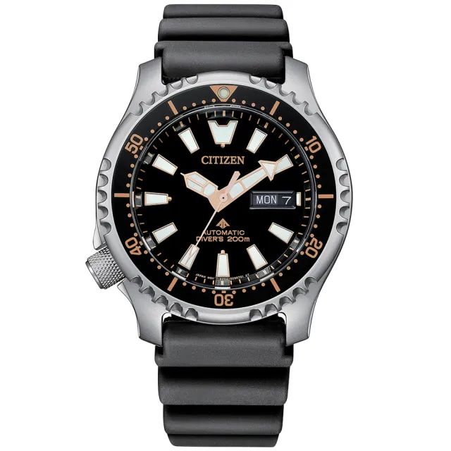 【CITIZEN 星辰】PROMASTER系列 鋼鐵河豚 防水200米 潛水機械腕錶 錶 手錶 送禮 (NY0160-66E)