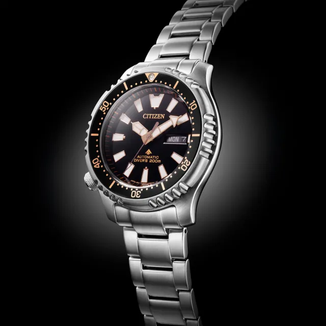 【CITIZEN 星辰】PROMASTER系列 鋼鐵河豚 防水200米 潛水機械腕錶 錶 手錶 送禮 (NY0160-66E)