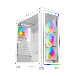 【技嘉平台】R7八核GeForce RTX 3050{獨角兔J18C}電競電腦(R7 9700X/B650/32G D5/1TB/WIFI)