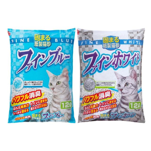 【Fine Cat】FINE WHITE紙砂12L/FINE Blue紙砂12L(環保砂 貓砂)