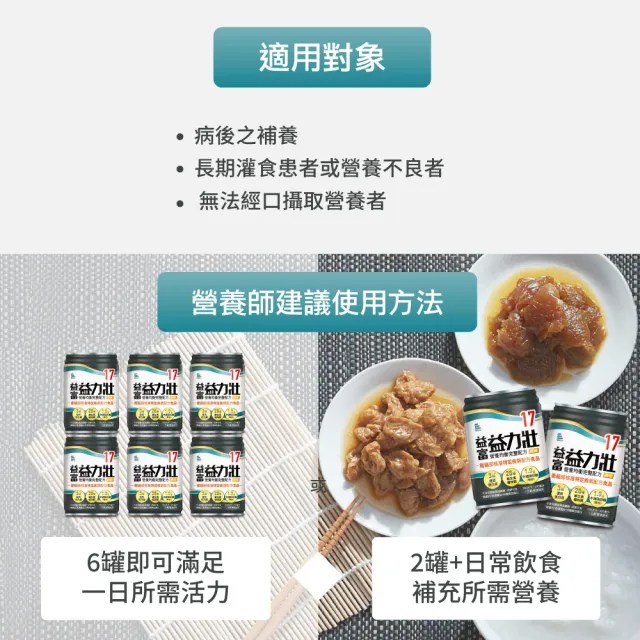 【益富】益力壯17 營養均衡完整配方-原味 250ml*24入*5箱(高蛋白 長期灌食者適用)