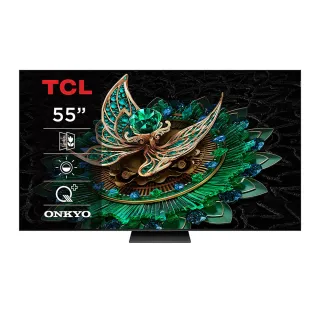 【TCL】55型 720區控光 QD-Mini LED 144Hz Google TV 量子點智能聯網顯示器-基本安裝(55C765)