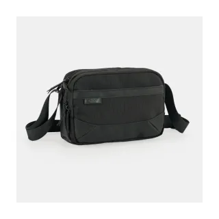 【74 盎司】交換禮物 低調黑雙層側背包-小(G-1164-Q4-M)