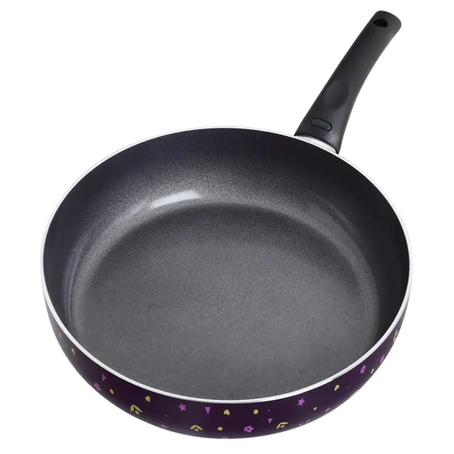 【義廚寶】義大利製頑色系列陶瓷深平底鍋30cm(單鍋)