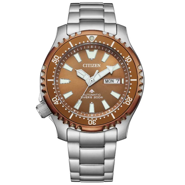 【CITIZEN 星辰】PROMASTER系列 鋼鐵河豚 潛水機械腕錶 錶 手錶 送禮(NY0164-65X)
