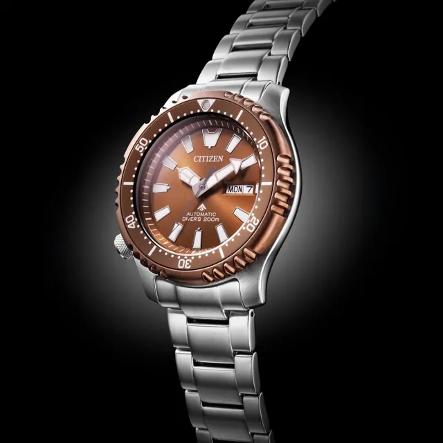 【CITIZEN 星辰】PROMASTER系列 鋼鐵河豚 潛水機械腕錶 錶 手錶 送禮(NY0164-65X)