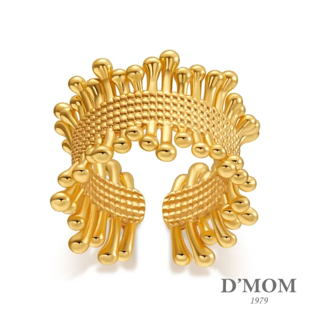 【DMOM】設計師不規則寬版復古戒指