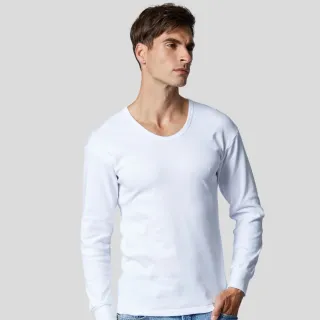 【PLAYBOY】3件組厚暖棉保暖蓄溫Ｕ領長袖(蓄熱保暖-男內衣)