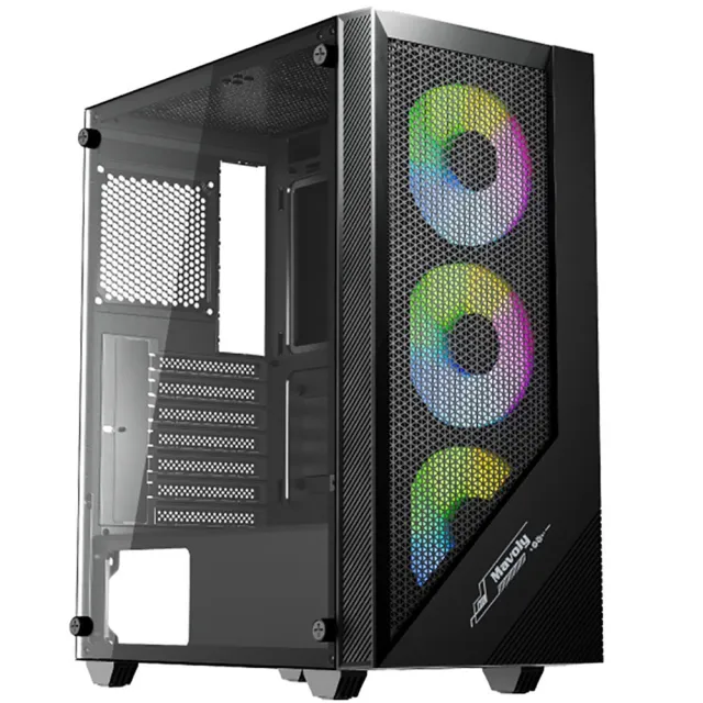 【微星平台】R5 四核 GT710 2G {極為廣闊}商務文書電腦主機(R5-3400G/A520/32G/500GB)