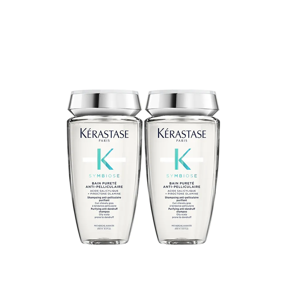 【KERASTASE 巴黎卡詩】極淨平衡髮浴250ml雙入組(去屑/控油/舒緩/保濕/卡詩洗髮精)