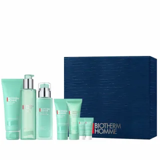 【碧兒泉】官方直營 男仕 活泉多水保濕三步驟9件組(BIOTHERM 保濕乳液 75ml+保濕水200m+潔顏露125ml)