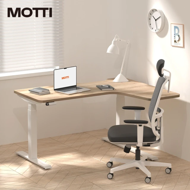 MOTTI 電動升降桌｜Levio mini 160x110cm 高承重雙馬達/三節式方管/送宅配組裝(書桌/辦公桌/工作桌)