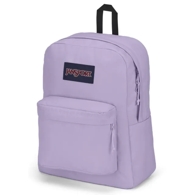 【JANSPORT】雙11 SUPERBREAK PLUS 經典款背包 柔和紫(JS0A4QUE5M9)