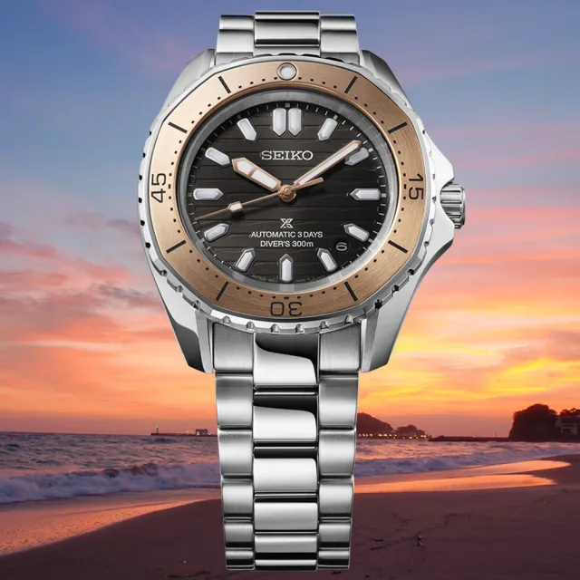 【SEIKO 精工】PROSPEX 三日鍊 多邊形 300米潛水機械腕錶 錶 手錶 送禮(SPB485J1/6R55-00J0N)