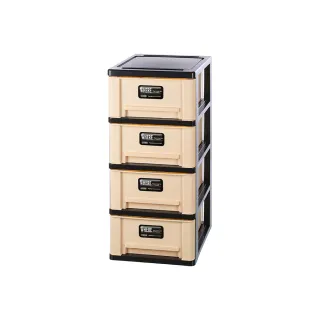 【KEYWAY 聯府】面寬40-尼爾森四層櫃 附輪(收納 置物櫃 抽屜櫃 MIT台灣製造)