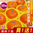 【WANG 蔬果】摩天嶺高山7A甜柿10顆x2盒(200g/顆_禮盒)