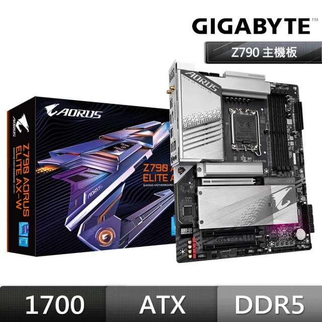 GIGABYTE 技嘉 Z790 AORUS ELITE AX-W DDR5 主機板+Intel i7-12700KF 12核20緒 中央處理器