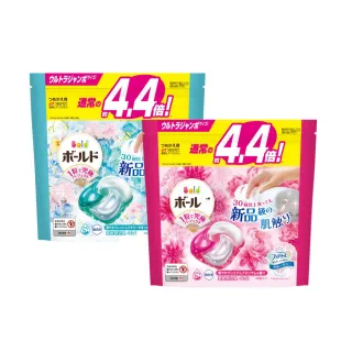 【Bold】日本進口 新4合1洗衣膠囊48顆袋裝X2 (淡雅花香/清淨花香)