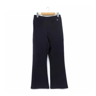 【Kinloch Anderson】金安德森女裝 質感羅馬修身顯瘦喇叭長褲(KA1362026黑色)