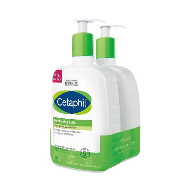 【Cetaphil】2入組-長效潤膚乳(591毫升/入)
