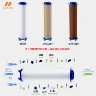 【Hao Teng】渦輪蓮蓬頭濾芯含蓋30入/不含蓋36入(微米級PP過濾棉、有效過濾雜質)