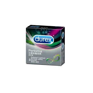 【Durex 杜蕾斯】飆風碼衛生套1盒(3入 加價購)