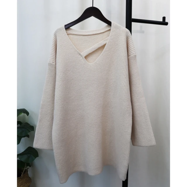 米蘭精品 洋裝長袖連身裙(氣質范大碼藏肉寬鬆秋季女裙子74j