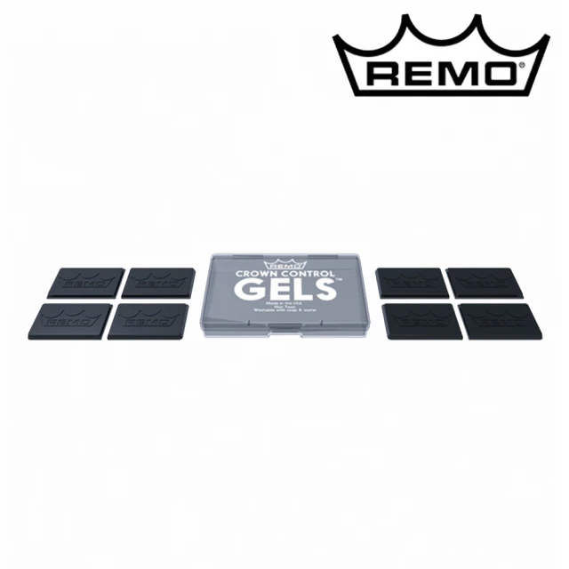 REMO Crown Control Gels CC-1000-00 弱音膠 8片裝(原廠公司貨 商品保固有保障)