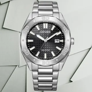 【CITIZEN 星辰】GENTS系列 八角錶殼 光動能時尚腕錶 618 年中慶 禮物(BM7630-80E)