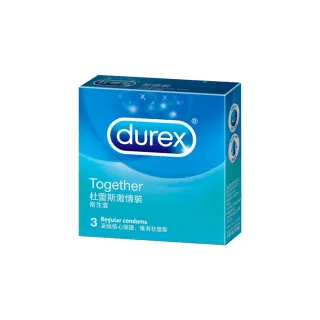 【Durex 杜蕾斯】激情裝衛生套1盒(3入 加價購)