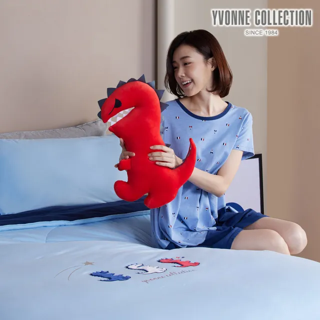 【YVONNE 以旺傢飾】100%美國棉 四季被-多款任選(4x5呎  純棉 棉被 水洗 防蹣 台灣製)