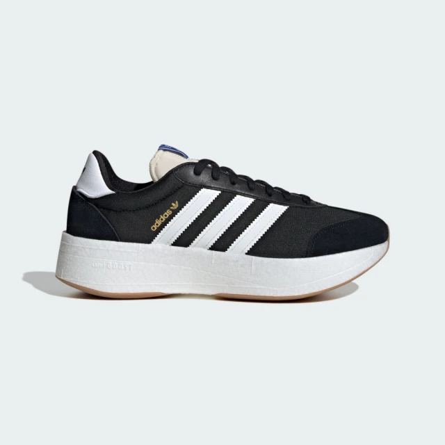 adidas 愛迪達 CITY RNR 運動休閒鞋(JI0836 男鞋/女鞋 運動鞋 ORIGINALS 70s復古休閒鞋 黑)