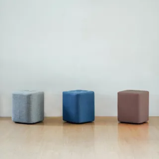 【RICHOME】方格造型椅凳(3色 椅凳 凳子 椅子 穿鞋椅 CH1396)