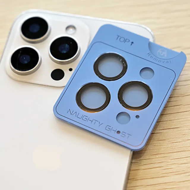 【頑皮鬼】iPhone AR抗反射鏡頭貼 黑色(iphone 14/15/16)