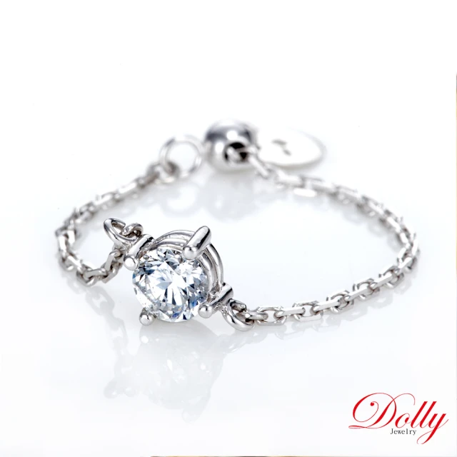 DOLLY 0.15克拉 F/VS2 完美車工18K金鑽石項