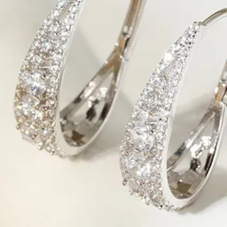 【MoonDy】925 純銀耳環 耳飾 韓國飾品 鋯石耳環 抗敏耳環 ins風 耳環女 造型耳環 耳扣 高