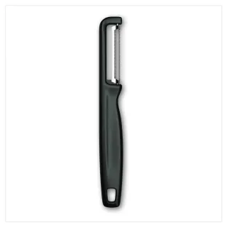 【VICTORINOX 瑞士維氏】IOTA系列 直式鋸齒形削皮器 紅/黑/綠(6.0943.1/6.0943.3/6.0943.4)
