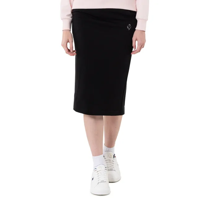 【LE COQ SPORTIF 公雞】休閒潮流針織長裙 女款-2色-LWU82254