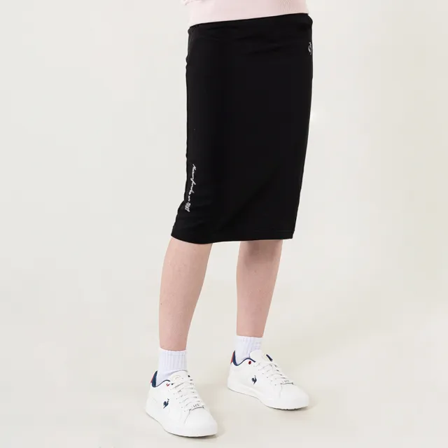 【LE COQ SPORTIF 公雞】休閒潮流針織長裙 女款-2色-LWU82254