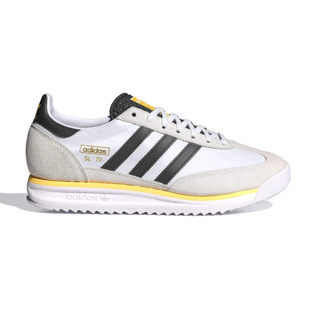 adidas 愛迪達 SL 72 RS 男鞋 米白黑橘色 麂皮 復古 愛迪達 休閒鞋 IH4823