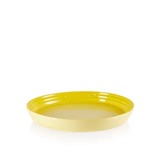 【Le Creuset】瓷器新采和風系列圓盤22cm(閃亮黃)