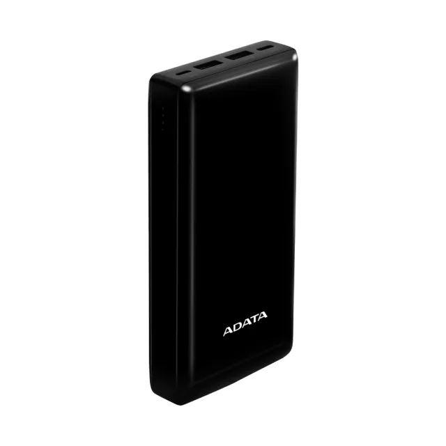 【ADATA 威剛】C20 20000mAh  3孔輸出 15W快充行動電源(黑/白)