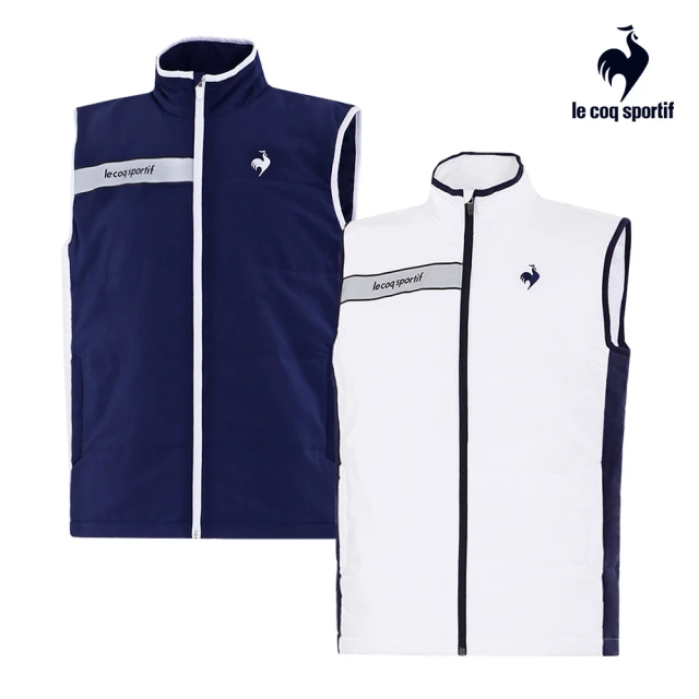 LE COQ SPORTIF 公雞 防風防潑水鋪棉背心 男女款-2色-LWU61092_LWU62092