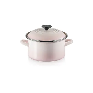 【Le Creuset】琺瑯便利湯鍋20cm(貝殼粉)